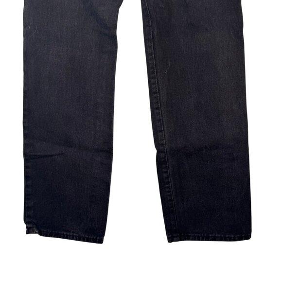 Shein Black Distressed Mom High Waisted Jeans Pants Straight Leg Grunge Punk S - Picture 7 of 7